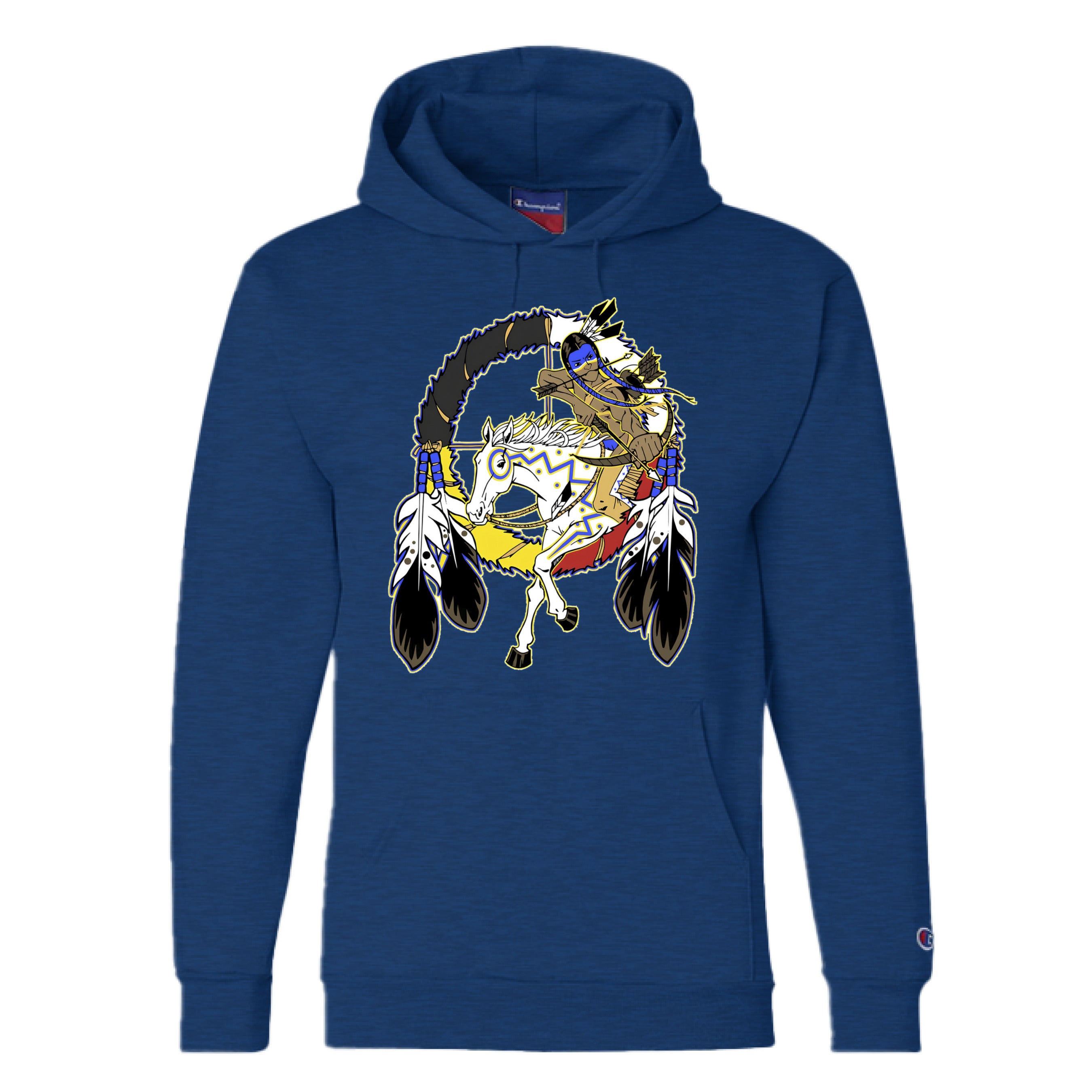 NAVY HEATHER - FRONT