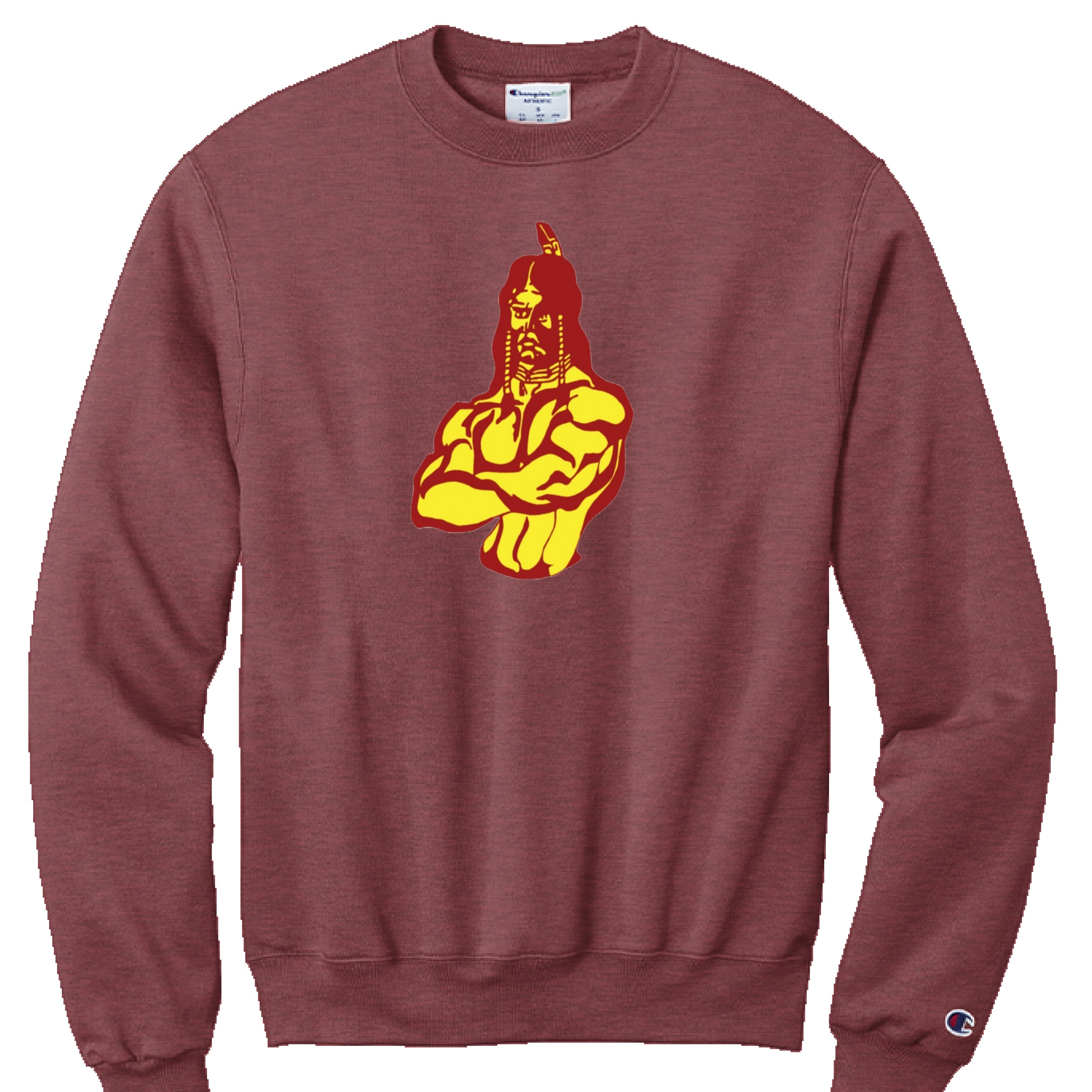 MAROON HEATHER - FRONT