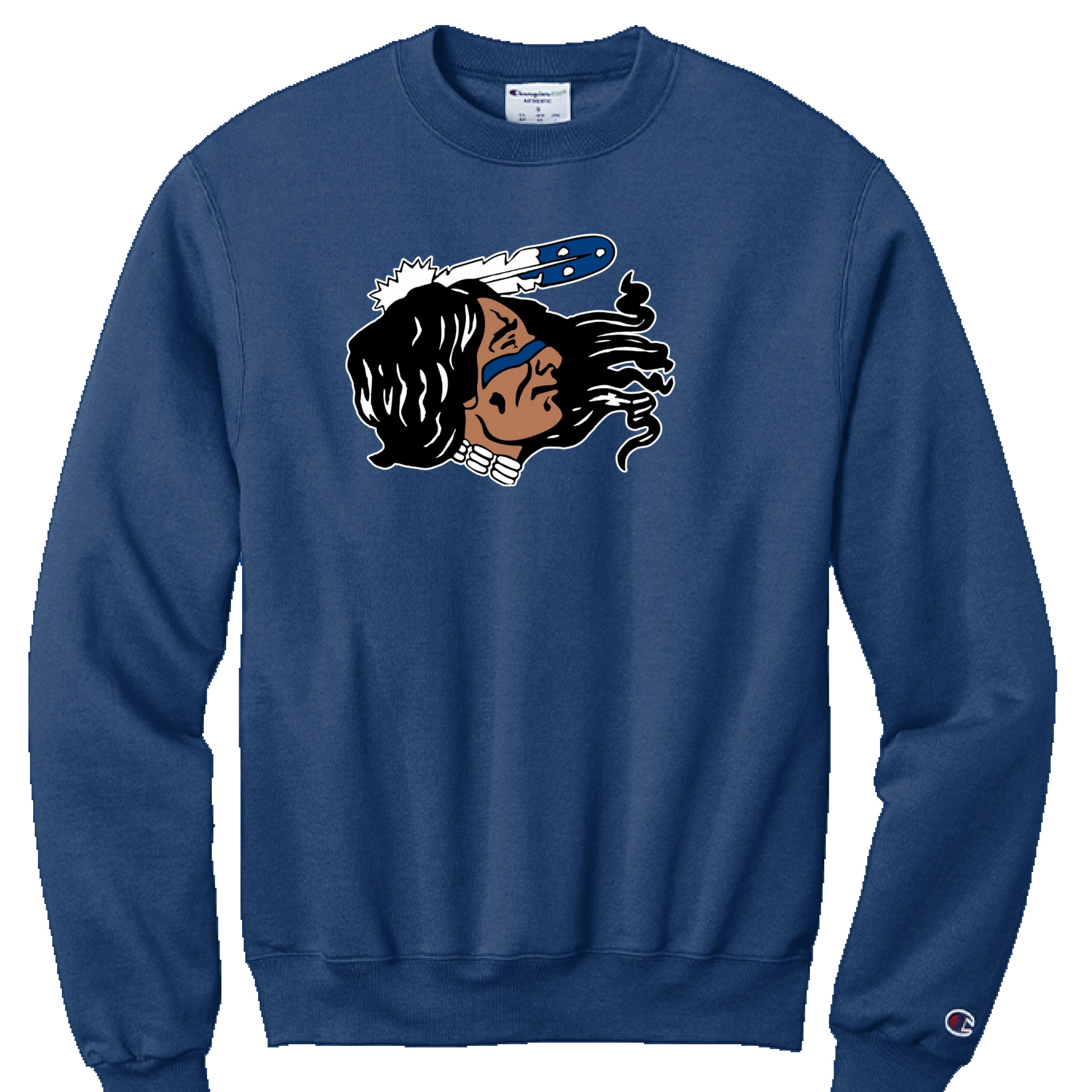 NAVY HEATHER - FRONT