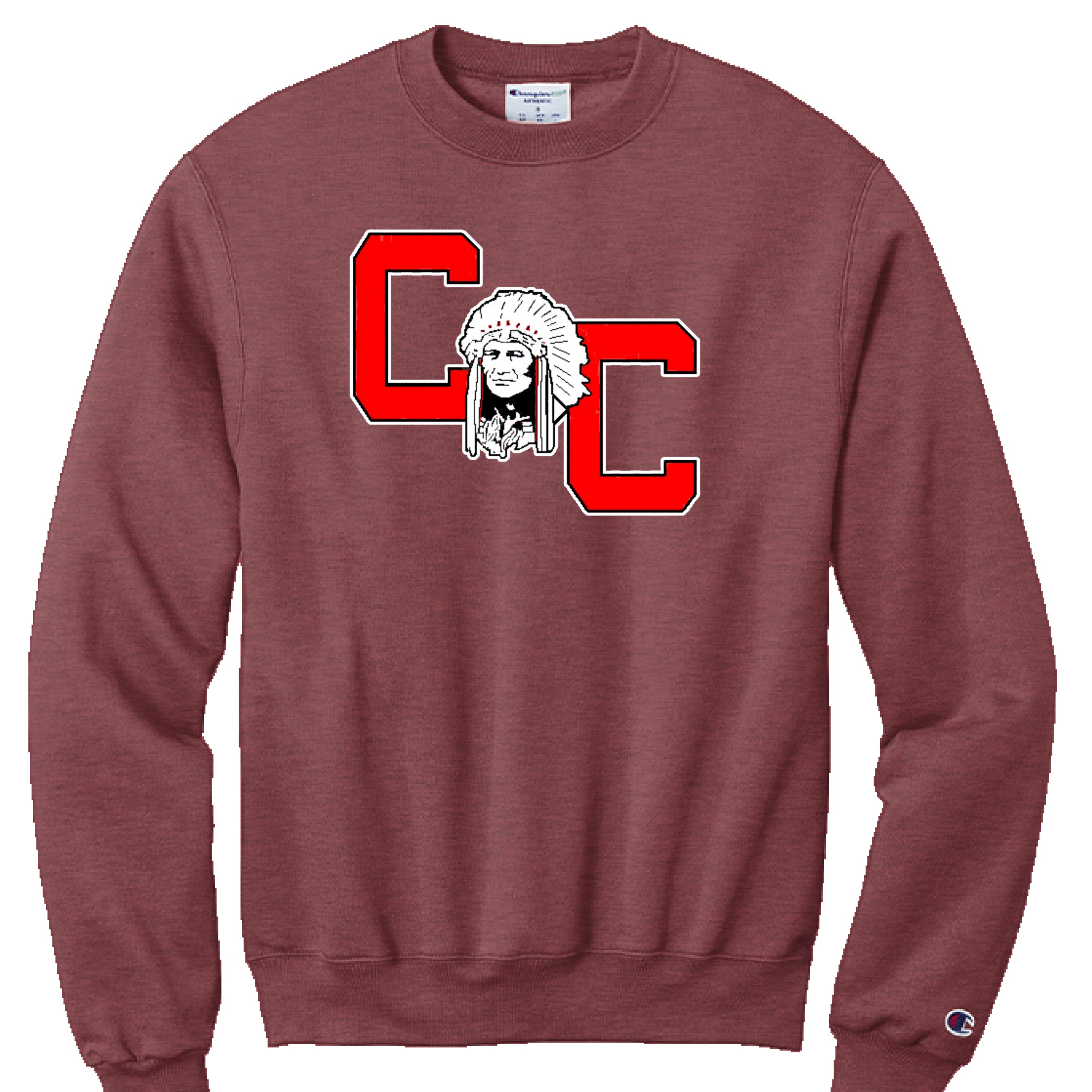 MAROON HEATHER - FRONT